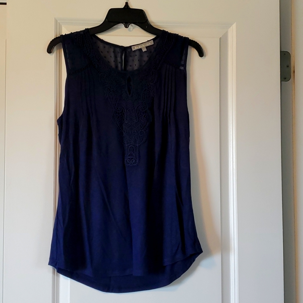 Navy Blue casual tank top